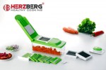 Herzberg Πολυκόφτης Λαχανικών με Λεπίδες από Ανοξείδωτο Ατσάλι HG-8045